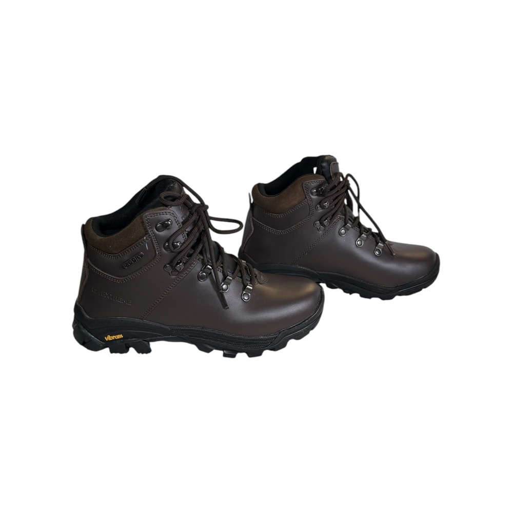 Mountain Warehouse Extreme IsoDry Hiking Boots Brown Leather Vibram Womens‎ 8